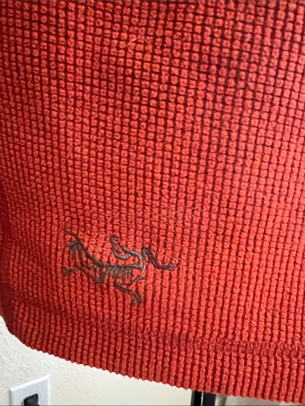 Arcteryx Waffle Polartec Quarter Zip Pullover Base Layer large - Picture 2 of 9